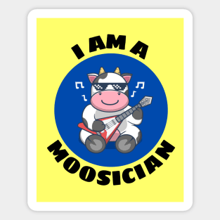 I Am A Moosician | Cow Pun Magnet